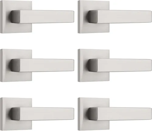 Vista 31 de KNOBWELL - Juego de cerradura con 1 picaporte resistente para puertas de una cara, ideal para puertas interiores reversibles, 0.93 libras