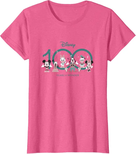 Vista 18 de Disney 100 Years of Wonder Mickey & Pals Muted Cute D100 Camiseta, Negro