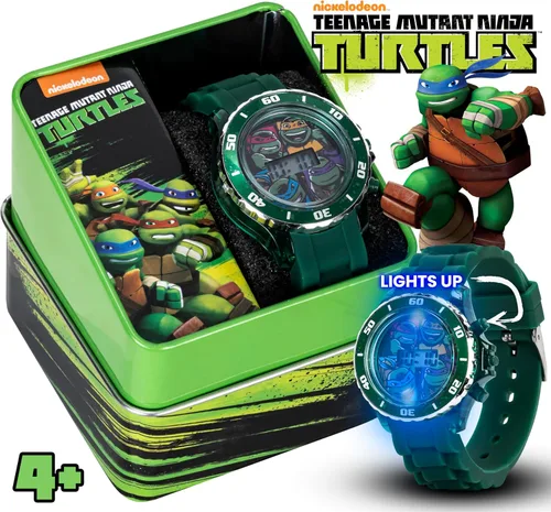Vista 2 de Accutime Ninja Turtles - Reloj digital para niños