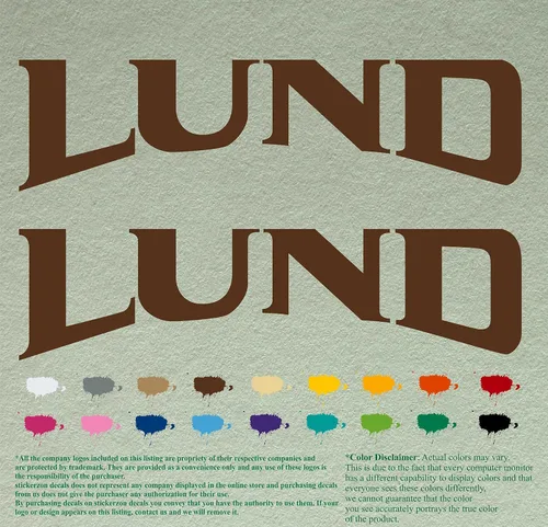 Vista 14 de Pair Lund - Calcomanías de vinilo de repuesto compatibles con lancha, motor fuera de borda, juego de 2 (12 pulgadas, negro 070)