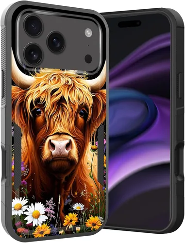 Vista 185 de Funda para iPhone Air, doble capa híbrida resistente resistente a prueba de golpes de policarbonato duro + funda protectora de silicona suave