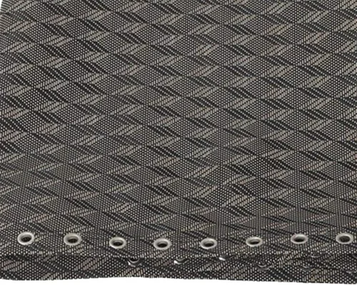 Vista 5 de Fityle - Tela de repuesto para silla de gravedad cero, sillón reclinable, 63 x 17 pulgadas, rombo, gris