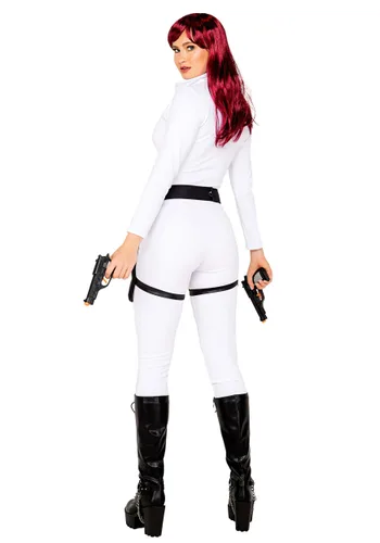 Vista 2 de Disfraz de Espía Black Ops para Mujer Multicolor