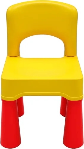 Vista 10 de burgkidz Silla de Plástico para Niños Pequeños, Silla para Niños Duradera y Ligera, Asiento de 9.3" de Altura, Uso en Interiores o Exteriores