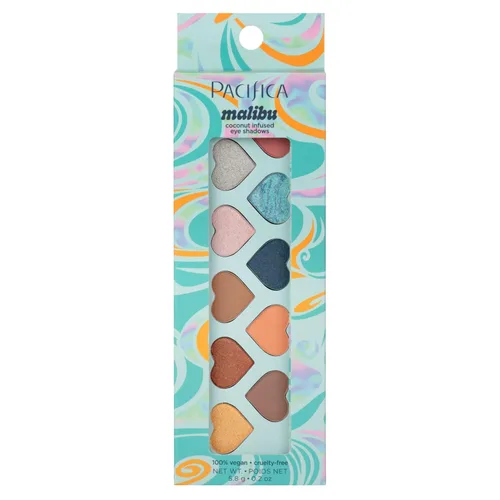 Vista 15 de Pacifica Paleta de sombras de ojos – Sombra de ojos mineral Malibu, tonos neutros mezclables con mate aterciopelado, brillante y metálico, infusión