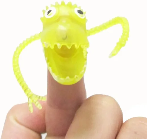 Vista 8 de 20 marionetas de dedo espeluznantes para niño y niña, juguetes divertidos, recuerdos de fiesta para espectáculos de marionetas, diseño