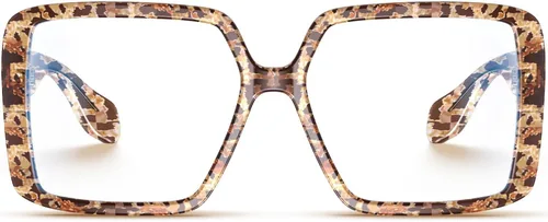 Vista 19 de VISOONE Gafas de bloqueo de luz azul TR90 de gran tamaño, accesorios de moda, sin receta para mujeres, Harvard