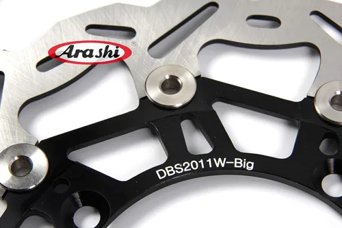 Vista 4 de Arashi Rotores de disco de freno delantero y trasero para Kawasaki KX250F 2006-2021 KX450F 2006-2018 Accesorios de repuesto de motocicleta KX 250
