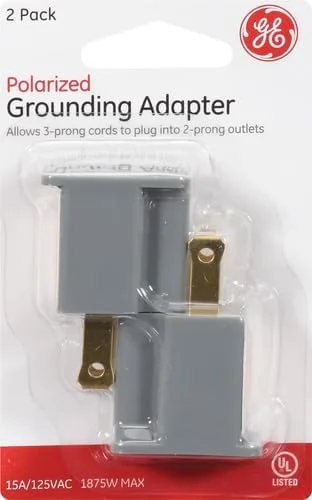 Vista 2 de GE - Adaptador enchufe polarizado