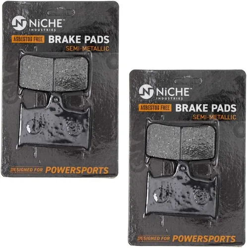 Vista 6 de NICHE Juego Pastillas de Freno Triumph Bonneville Thunderbird Sprint Speed Four Triple T2020553 Delanteras Semimetálicas