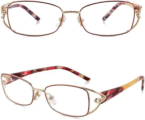 Vista 2 de Lady Trendy - Gafas de lectura con luz azul, antirreflejos, para computadora