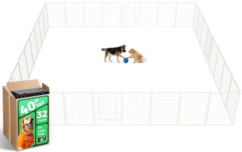 Vista 106 de FXW Rollick - Corralito para perros para patio, campamento con casa rodante, patentado, 24 pulgadas, 2 paneles Fácil instalación, resistente