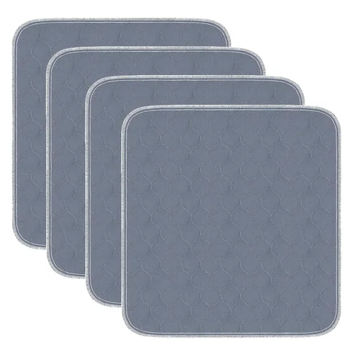 Vista 6 de Almohadillas Impermeables para Sillas para Incontinencia Paquete de 4 Protectores de Asiento Reutilizables 22" x 21" Protector de Silla Lavable