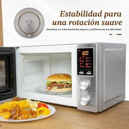 Vista 4 de Anillo de repuesto para plato giratorio de microondas, anillo de rodillo de 8.7 pulgadas con rodillos de 0.591 in para soporte de bandeja de vidrio