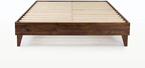 Vista 2 de Lull Marco de cama de plataforma Marco de cama de madera con base de listones Marco de colchón Marco de cama individual no necesita somier