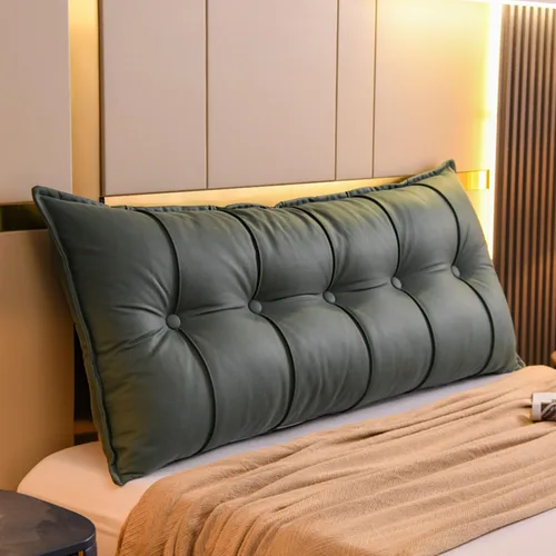 Vista 11 de Almohada grande para cabecero, cojín de cuña para reposo en cama, almohada de lectura, impermeable, para sentarse en la cama, sofá cama, respaldo