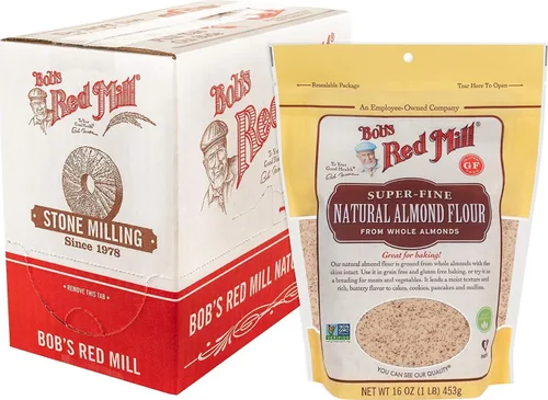Vista 5 de Bob's Red Mill Harina de almendras natural, 16 onzas (paquete de 4)