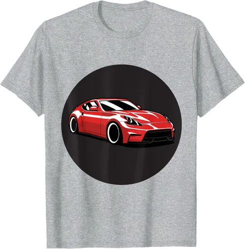 Vista 4 de 370z Car Retro Design Sport Camiseta, Blanco