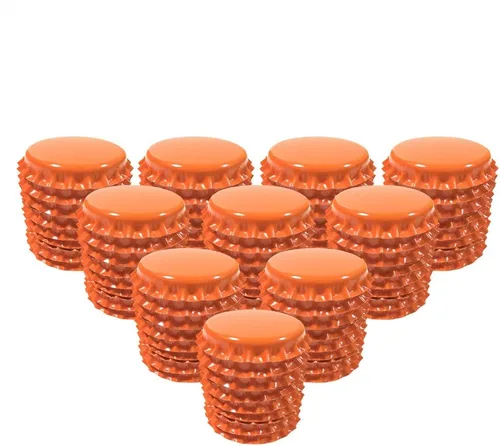 Vista 8 de HAWORTHS - 100 unidades de coronas para botellas, tapas decorativas de doble cara, calcomanías impresas para botellas para lazos para el cabello