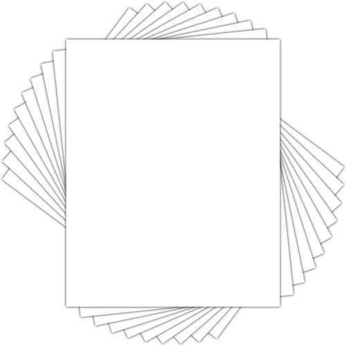 Vista 9 de Golden State Art, cartón de soporte blanco 4x6, soportes para marco, cuadro (paquete de 10) 4-Ply Thickness Uncut Matte Cardboard, Ideal for