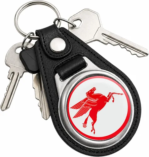 Vista 16 de Brotherhood Round Key Chain for Vintage Motor Oil, Petroleum, and