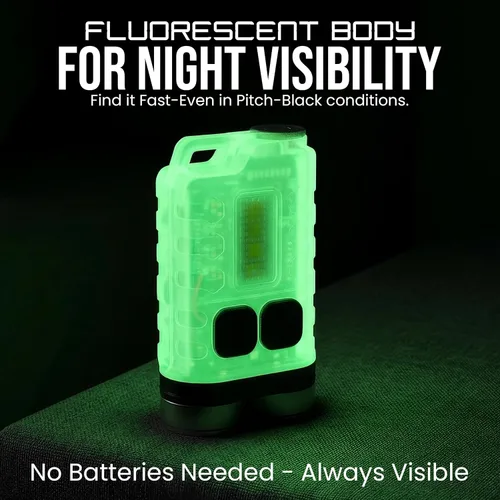 Vista 4 de Linterna EDC LED recargable de 900 lúmenes, mini linterna de bolsillo