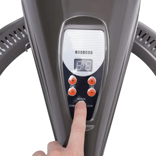 Vista 6 de Máquina de cuidado del cabello rotativa orbital montada en la pared, máquina de aceite para hornear para secar el cabello para secarse el cabello