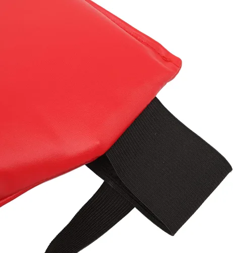Vista 8 de Protector de ingle de boxeo, protector de entrepierna de boxeo rojo ajustable para artes marciales para niños y jóvenes (M)