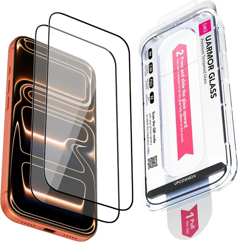 Vista 29 de UARMOR Protector de Pantalla de Privacidad de Vidrio para [ iPhone 15 Plus ] Vidrio Templado Premium 9H Anti-espía, Kits de Instalación Fácil