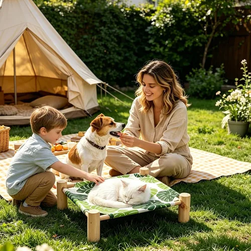 Vista 3 de Cat Hammock Removable Sleeping Cot