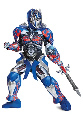 Vista 5 de Disfraz de Optimus Prime Prestige para niños Multicolor