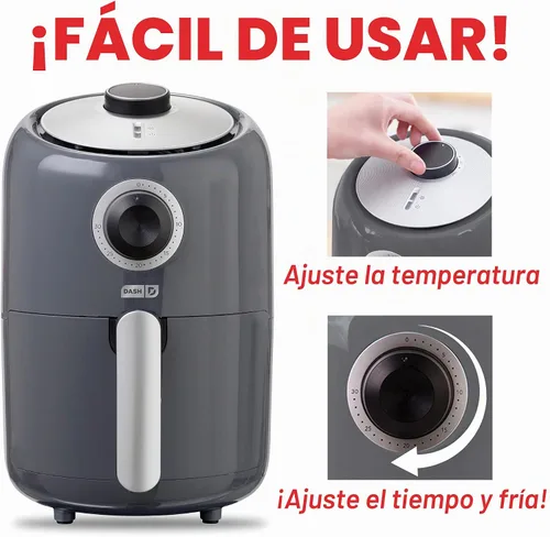 Vista 4 de Dash Freidora de aire, compacta Gris