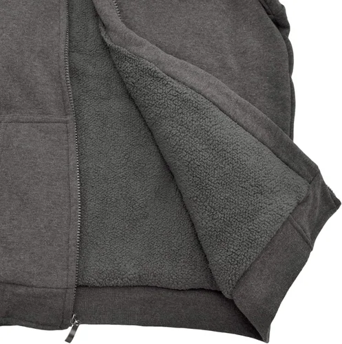 Vista 7 de Chaqueta con capucha con cremallera completa y forro de sherpa