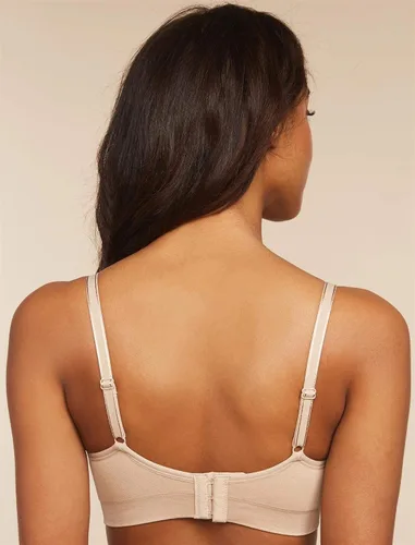 Vista 3 de Motherhood Maternity Brasier de lactancia sin costuras con clip para mujer, lavable a máquina, tallas S a 3X, disponibles en paquetes de 1 y 2