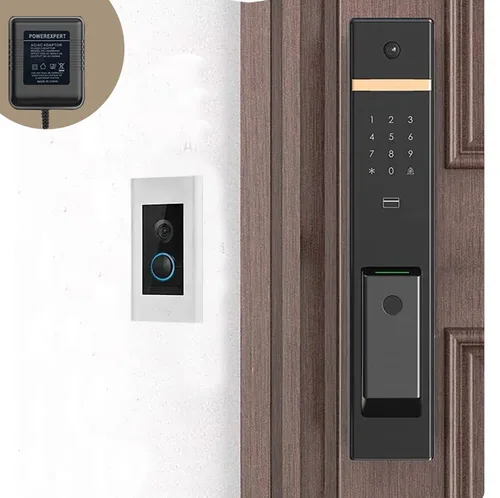 Vista 4 de LIANSUM Adaptador de 18V 500mA, Cable Cargador de Timbre de Video Compatible con Ring Video Doorbell Pro/2, Timbre Zmodo, Transformador de Timbre