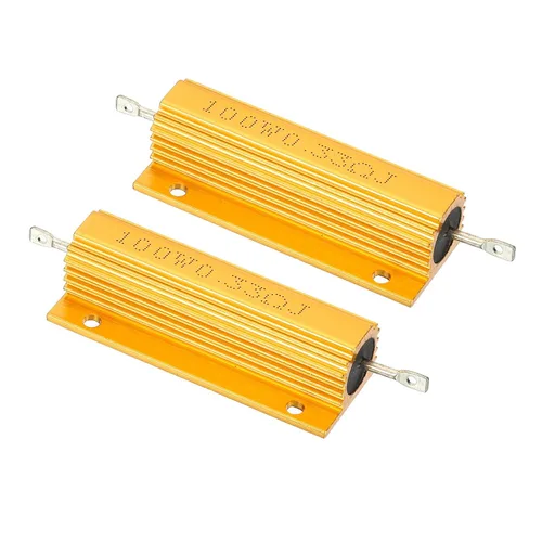 Vista 7 de PATIKIL 100 W 0,01 Ohm Resistencia con carcasa de aluminio, 2 paquetes de resistencias con carcasa de aluminio, resistencias bobinadas en caja