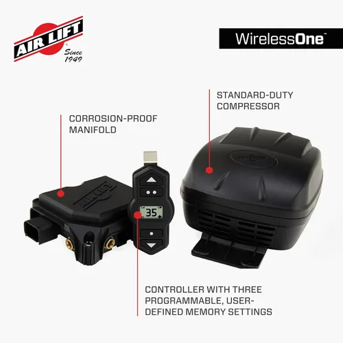Vista 2 de Air Lift 25980 WirelessOne (segunda generación) [Sustituye a 25870]