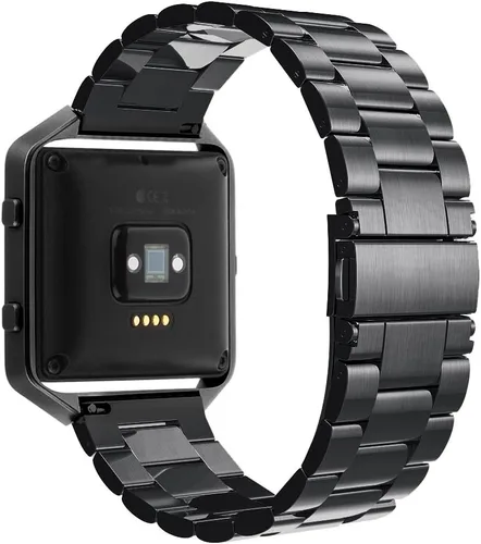 Vista 3 de Simpeak Correa de metal de acero inoxidable para mujeres y hombres con marco de acero inoxidable compatible con Fitbit Blaze, herramienta