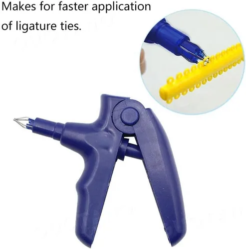 Vista 2 de Dispensador ortodóntico dental del arma de la ligadura, herramienta del colocador del anillo de la ligadura del diente
