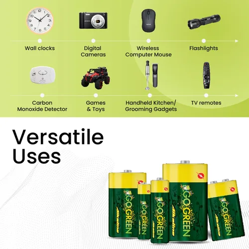 Vista 4 de Go Green Power 24049 DNP GoGreen Power alcalinas AAA 48pk