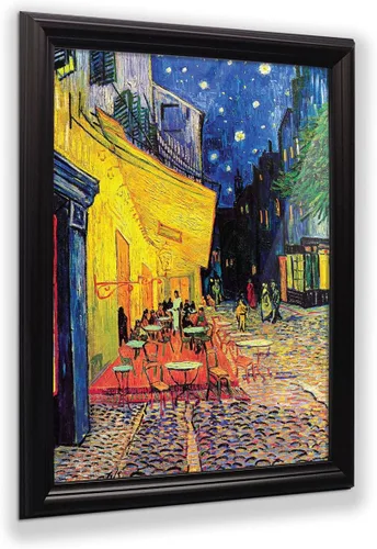 Vista 39 de Vincent Van Gogh - Arte de pared enmarcado con diseño de flores de almendra, maravilloso para exhibir en la cocina, el baño o la decoración