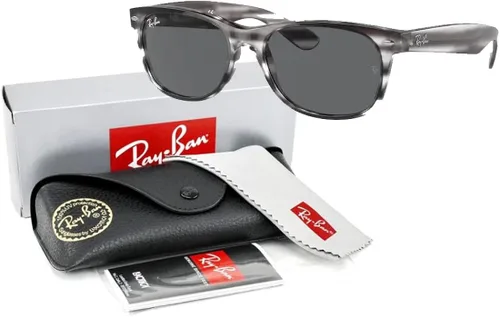 Vista 3 de Ray-Ban RB2132 NEW WAYFARER - Gafas de sol para hombres y mujeres paquete con kit de cuidado de gafas de cortesía de diseñador iWear
