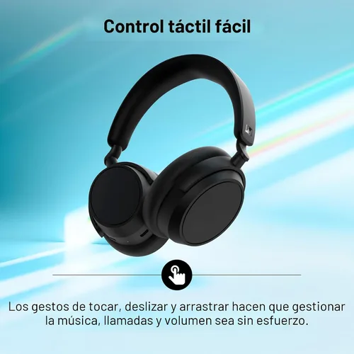 Vista 7 de Sennheiser ACCENTUM Plus - Auriculares inalámbricos Bluetooth con cancelación de ruido, función de carga rápida, hasta 50 horas de reproducción, ANC