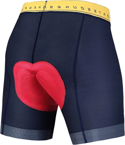 Vista 2 de Souke Sports Ropa interior de ciclismo para hombre, pantalones cortos acolchados 4D para ciclismo, MTB Liner Undershorts con agarre antideslizante