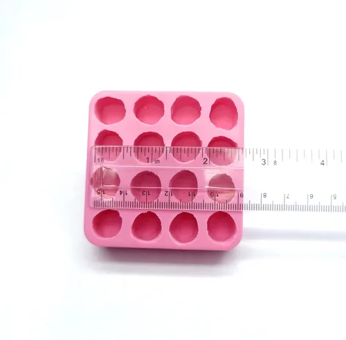 Vista 5 de Natucraft Molde de silicona para malvavisco con 16 cavidades, cera, resina, jabón, molde flexible de malvavisco realista