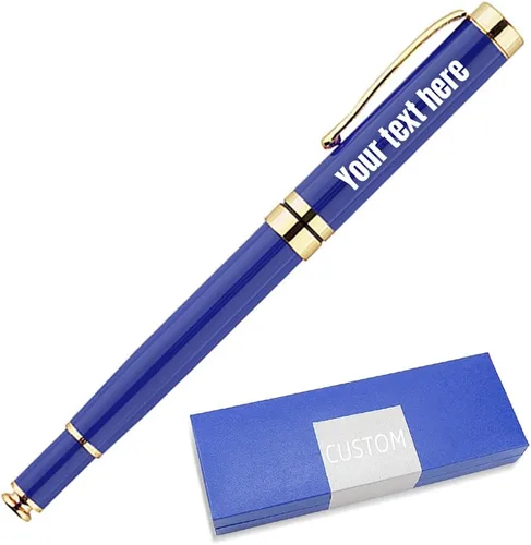 Vista 11 de Bolígrafos personalizados, el mejor juego de regalo de bolígrafo para hombres y mujeres, profesional, oficina ejecutiva, bonitos, bolígrafo negro