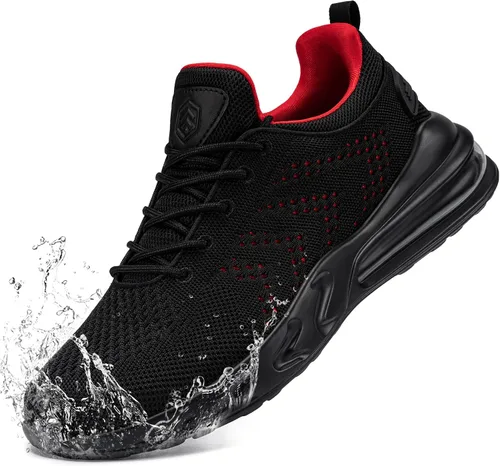 Vista 9 de LARNMERN Zapatillas de trabajo antideslizantes para hombre, resistentes al agua, para servicio de alimentos, zapatos trabajo antideslizantes
