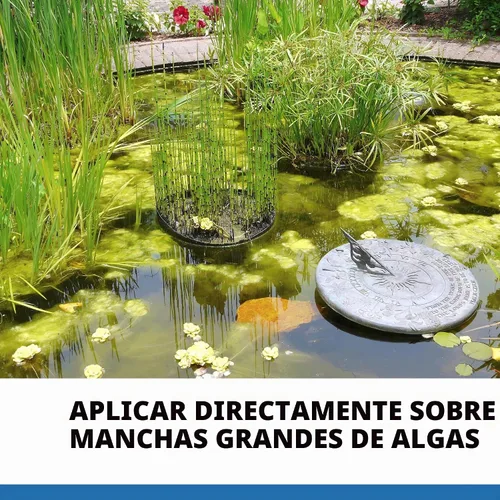 Vista 8 de CrystalClear AlgaeOff - Asesino de algas para estanque y jardín acuático, 2.5 libras