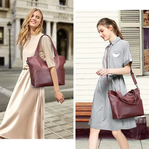 Vista 3 de CHERISH KISS Bolsos de cuero y bolsos de mano para mujer