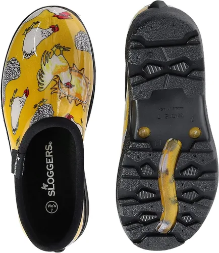 Vista 4 de Sloggers Original Waterproof Rain and Garden Shoe for Women Outdoor Slip-On Garden Clog - Made in The USA with Premium Comfort Insole and Arch